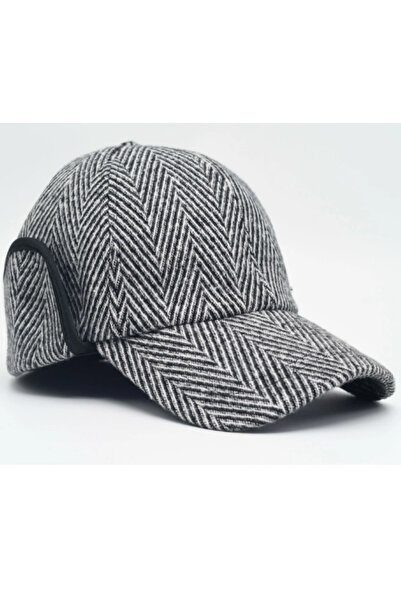 Zee Kaşe Yün Kışlık Kulaklı Kep Şapka