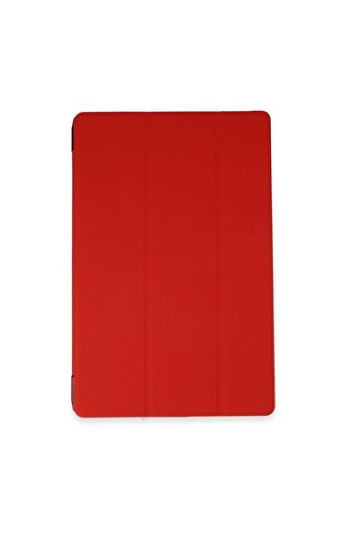 Fuchsia Galaxy Tab S7 FE 12,4 inç ile Uyumlu Koruyucu Smart Folyo İnce Sert A...