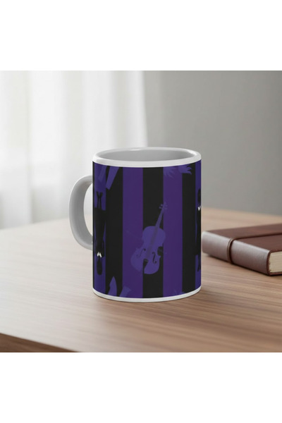 Sihir Dükkanı Wednesday Pattern Sublimation Mug
