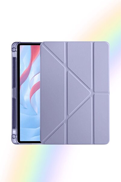 Fuchsia Galaxy Tab A9+ / A9 Plus 11 İnç 2023 Uyumlu Kalem Bölmeli Akıllı Tabl...