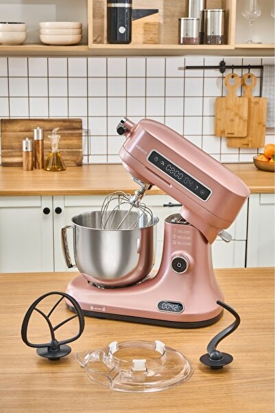 Karaca Pro Artisan Zaman Ayarlı Tartılı Mutfak Şefi Rosegold 1600 W 5 Lt