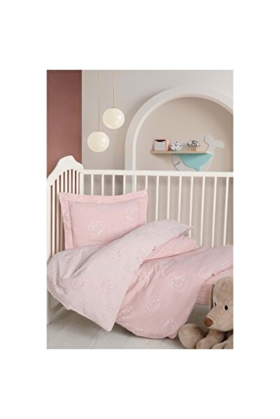 Kanz Unisex Jacquard Muslin Bedding Set Light Pink