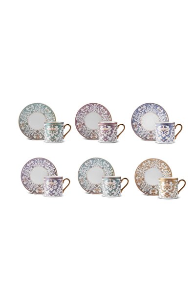 Karaca Cosmo 6 Personality Coffee Cup 90 ml