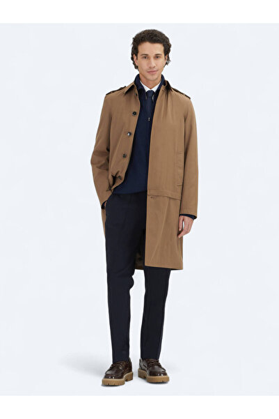 Kip سترة منسوجة كاجوال بياقة قميص من ماركة Vizon بقصة عادية