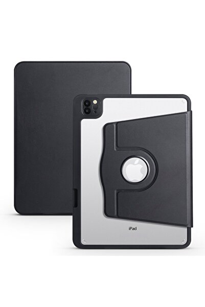 Fuchsia iPad Pro 11 (3.Nesil) Termik Kalem Bölmeli Dönebilen Standl Kılıf