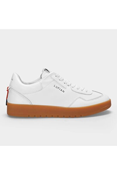Lufian Luana White Leather Unisex Sports Shoes 121230029