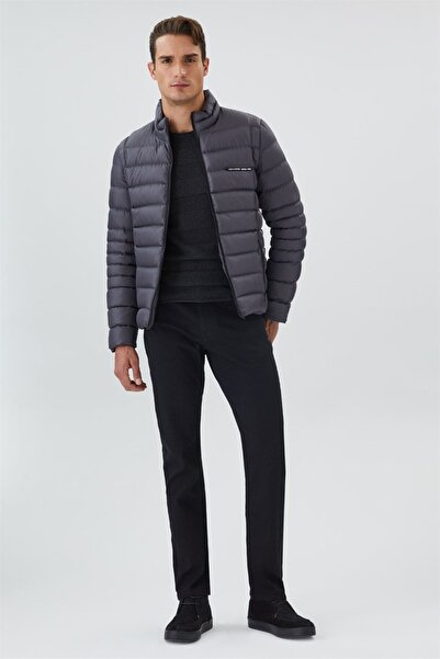 Lee Cooper James Erkek Şişme Mont Antrasit