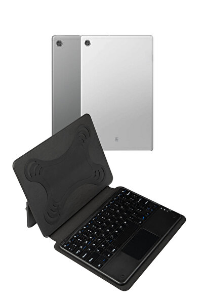 Fuchsia Savvy Keyboard M10 Plus X606F Bluetooh Bağlantılı Standlı Klavyeli Ta...