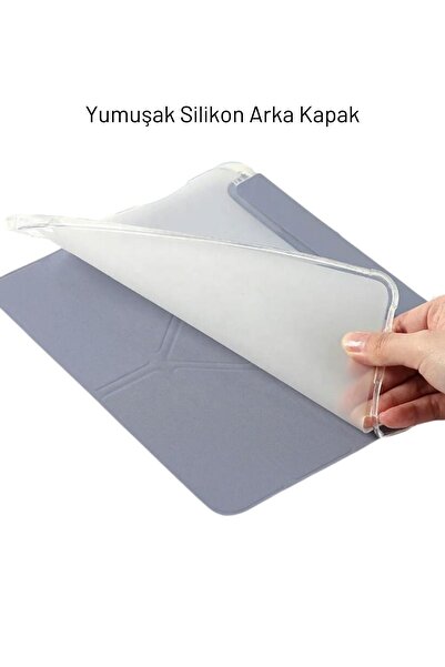 Fuchsia Ipad Uyumlu 10.2" 9. Nesil Kılıf Kalemlikli Standlı Katlanabilir