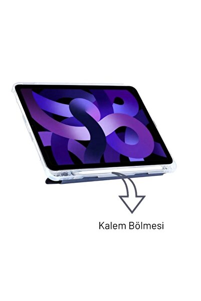 Fuchsia Ipad Uyumlu 10.2" 9. Nesil Kılıf Kalemlikli Standlı Katlanabilir