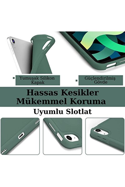 Fuchsia Apple iPad 10.9 2022 (10.Nesil) Kalemlikli Katlanabilen Kılıf