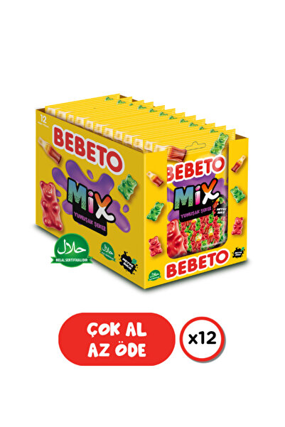 BEBETO Mix 80 Gr. Jelly |   12 Pack