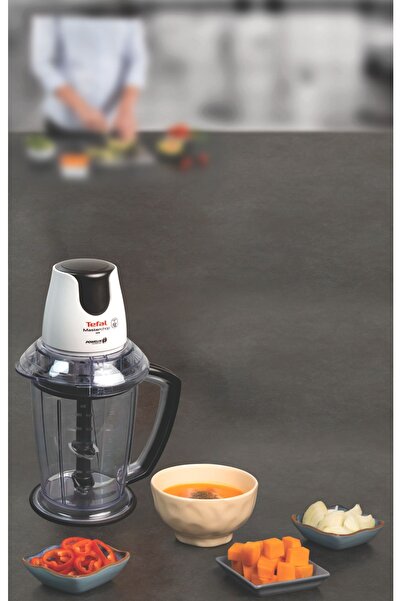 TEFAL MasterChop Powelix Maxi 500 Watt 4 Bıçaklı Doğrayıcı Rondo [Beyaz] - 1500637071