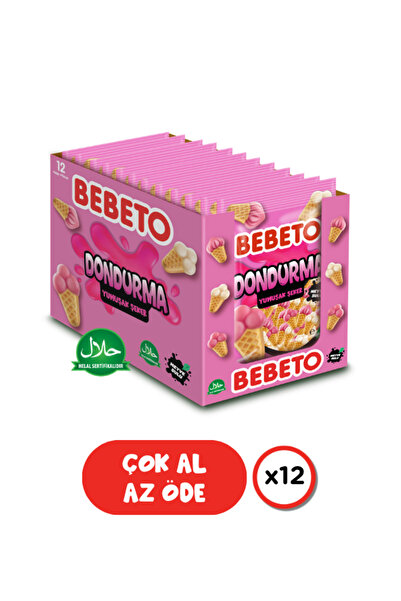 BEBETO Dondurma 80 Gr. Jelly | 12'li Paket
