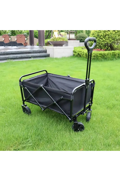 genric عربة شاطئ متعددة الاستخدامات من ون ديكور، قابلة للطي بسعة 100 لتر - شد...