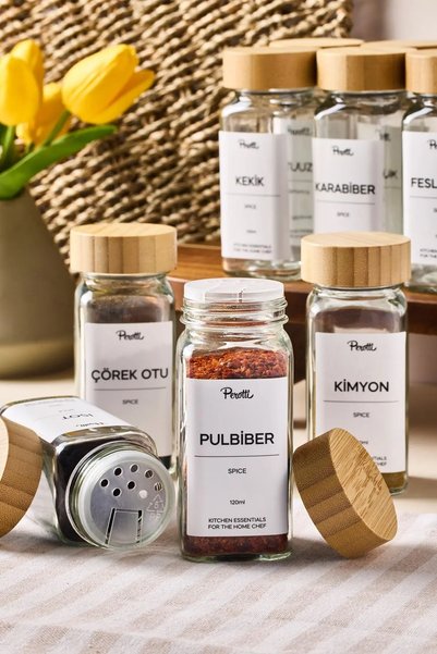 Perotti 16777 Raul Bamboo 12li Baharatlık Takımı 120ML