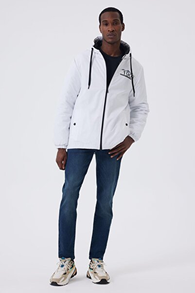 Lee Cooper ستاي مينز مونت وايت (معطف رجالي أبيض)