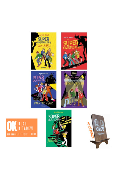 Tudem Yayınları Süper Gazeteciler Serisi 5 Kitap Set Aytül Akal