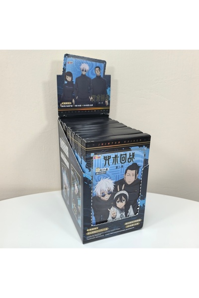 Choice علبة واحدة (10 قطع) من بطاقات مجموعة شخصيات أنمي جوجوتسو باتل غوجو شوك...