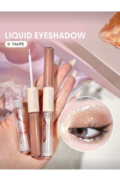 SHEGLAM Silk Sparkle Çift Taraflı Likit Göz Farı - Mat & Işıltılı