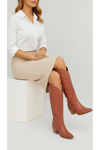 37Numara BÜYÜK NUMARA KADIN KOVBOY ÇİZME 41-42-43-44 TABA CİLT