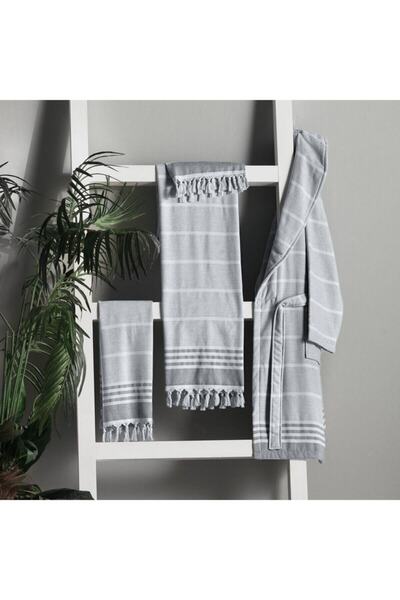 Sarev منشفة ايفورا 50*90 رمادي