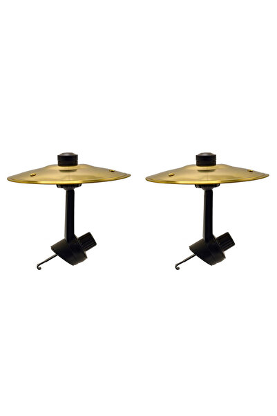 APWIKOGER 2Pcs Gold 1/2/3PCS Hand-shooting Car Crash Cymbal Universal Auto Ai...