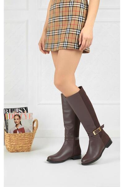 37Numara Cizme de damă mărime mare cu cataramă 41-42-43-44-MARO