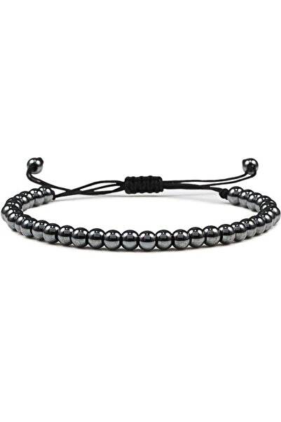 Alnis Atelier سوار من حجر الهيماتيت الطبيعي