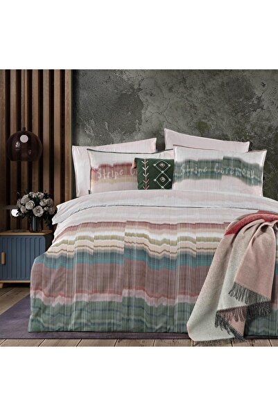 Sarev Tehos Single Person 100% Cotton Double-Sided Duvet Cover Set