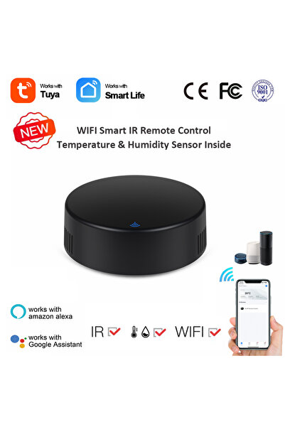 Choice1 No Screen Tuya Smart Universal IR Remote With Temperature Humidity Se...