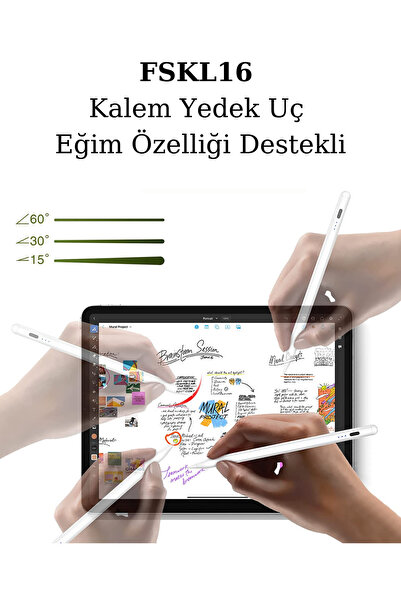 Fuchsia Palm Rejection Eğime Duyarlı Yedek Kalem Ucu Stylus Pen Spare Tip