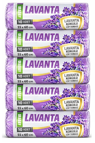 coverest Medium Size Lavender Scented Drawstring Garbage Bag - Bag 55X60Cm 40...