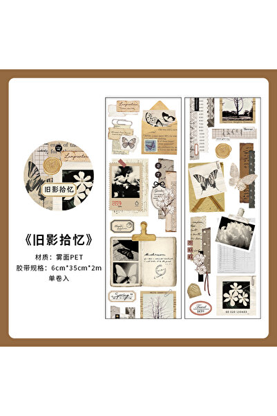 Choice مجموعة شعرية مستوحاة من أفلام الريترو، مقاس 60 مم × 2 متر، مصنوعة من ش...