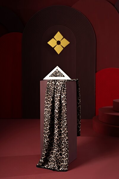 JAWEL Kadın Leopar Desen  Soft Şal