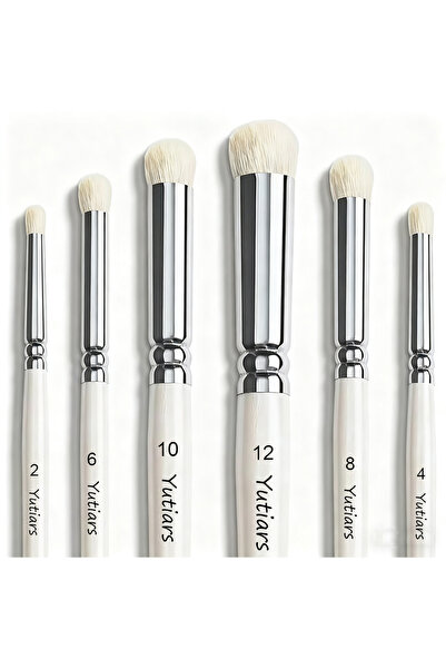 Choice 6 white 3/6pcs Miniature Painting Dry Brush Set Professional Paint Bru...