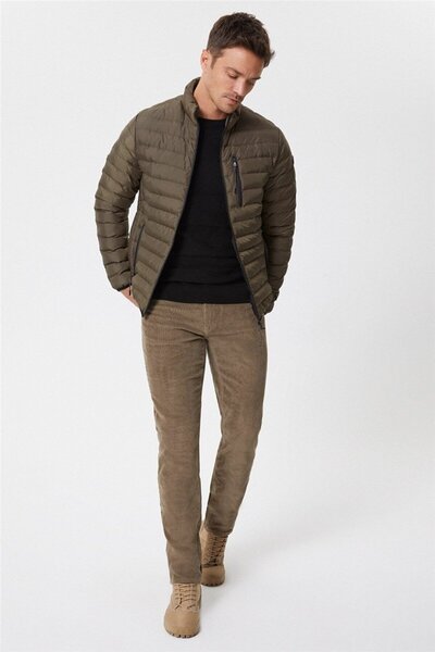 Lee Cooper 221 لتر 221005   بنطال Ricky Nd 1 عالي الخصر مستقيم للرجال باللون ...