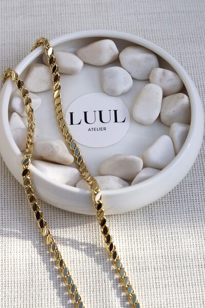 LUUL ATELIER XUPING Premium Arpa Çelik Kolye