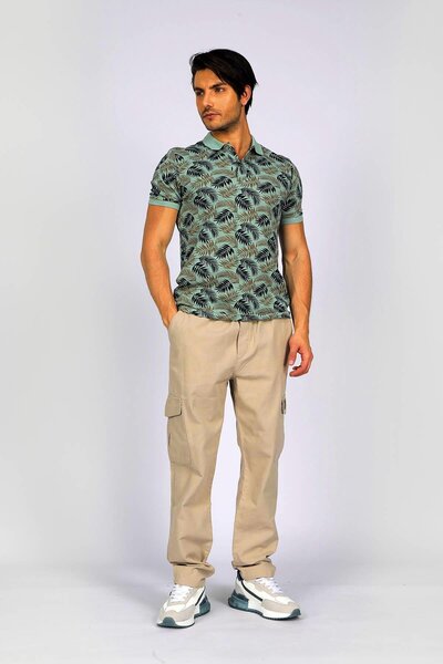Lee Cooper Ketgo Normal Waist Regular Cut Straight Leg 100% Cotton Beige Men'...