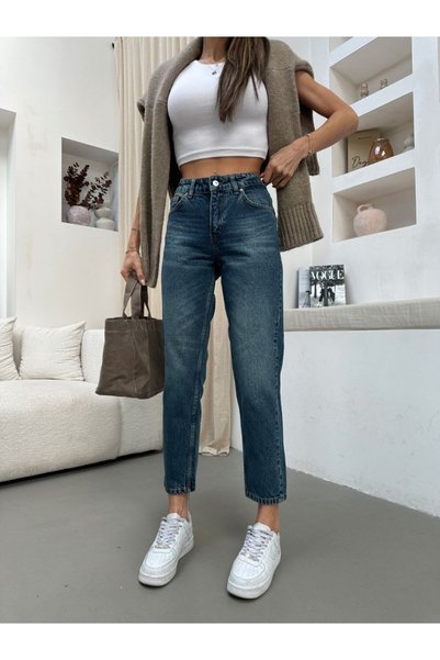 MUG collection Kadın Kot Pantolon Mom Jean