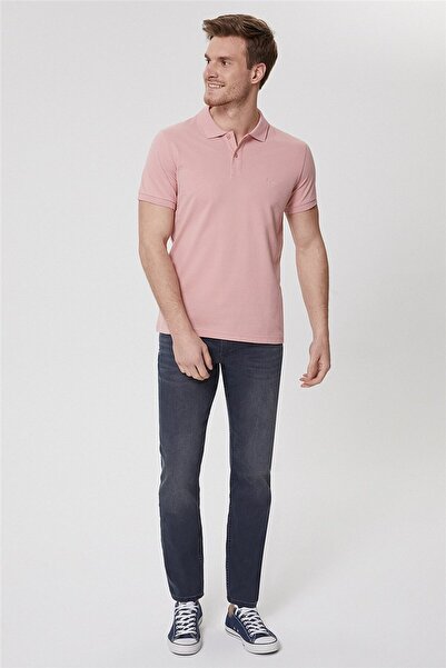 Lee Cooper Twins Men's 100% Cotton Polo Collar T-Shirt Pink