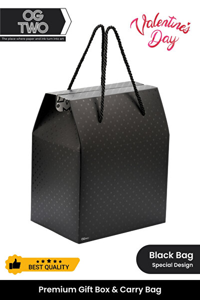 OGTWO حزمة هدايا خاصة لعيد الحب، حقيبة كرتون فارغة مخصصة، صندوق هدايا لعيد ال...