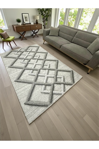 LİMAY غطاء سجاد كبير الحجم - غطاء سجاد - قابل للغسل - عملي - قماش مخملي - ديك...