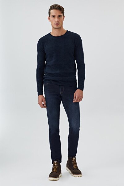 Lee Cooper Holden Men's O Neck Sweater Navy Blue