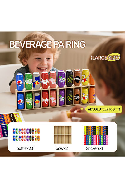 Choice لعبة تخمين الزجاجات الجديدة كبيرة الحجم، لعبة مطابقة المشروبات، تمرين ...
