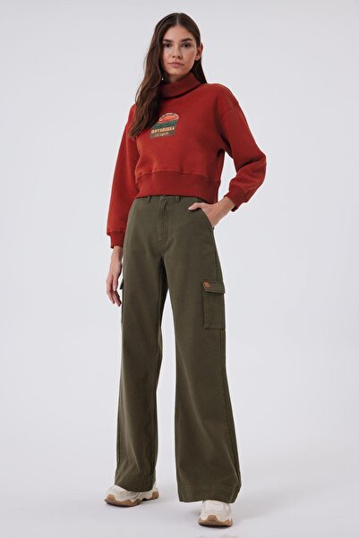 Lee Cooper Sandy Women's Woven Trousers Khaki