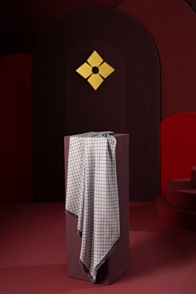 JAWEL Дамски малък мек шал на каре