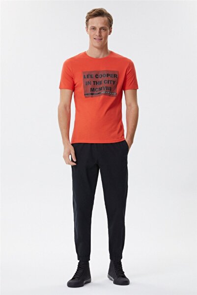 Lee Cooper Ανδρικό μπλουζάκι Patrice 100% βαμβακερό με λαιμόκοψη ποδηλατικού ...