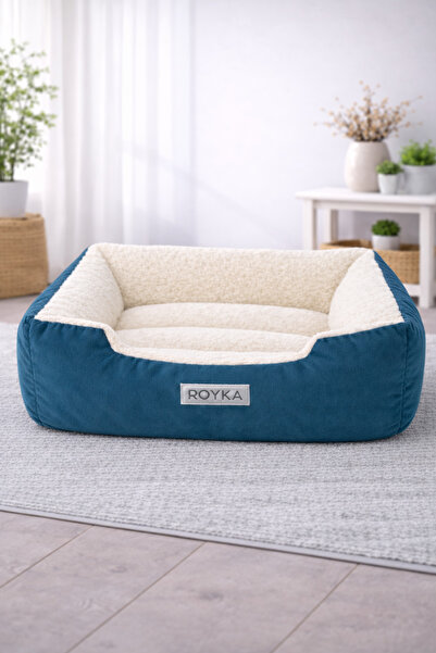 ROYKA Premium Kedi & Köpek Yatağı Yıkanabilir A+ Ultra Konforlu Yumuşacık S/M/L