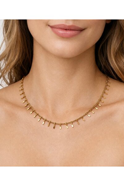 Goche Altın Kaplama Minimal Zarif Zincir Kolye – Günlük ve Şık Kombinler İçin